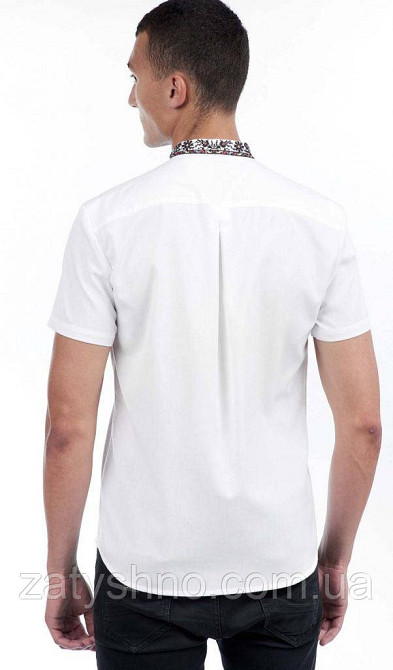 Вишиванка чоловіча з коротким рукавом Київ - фото 3