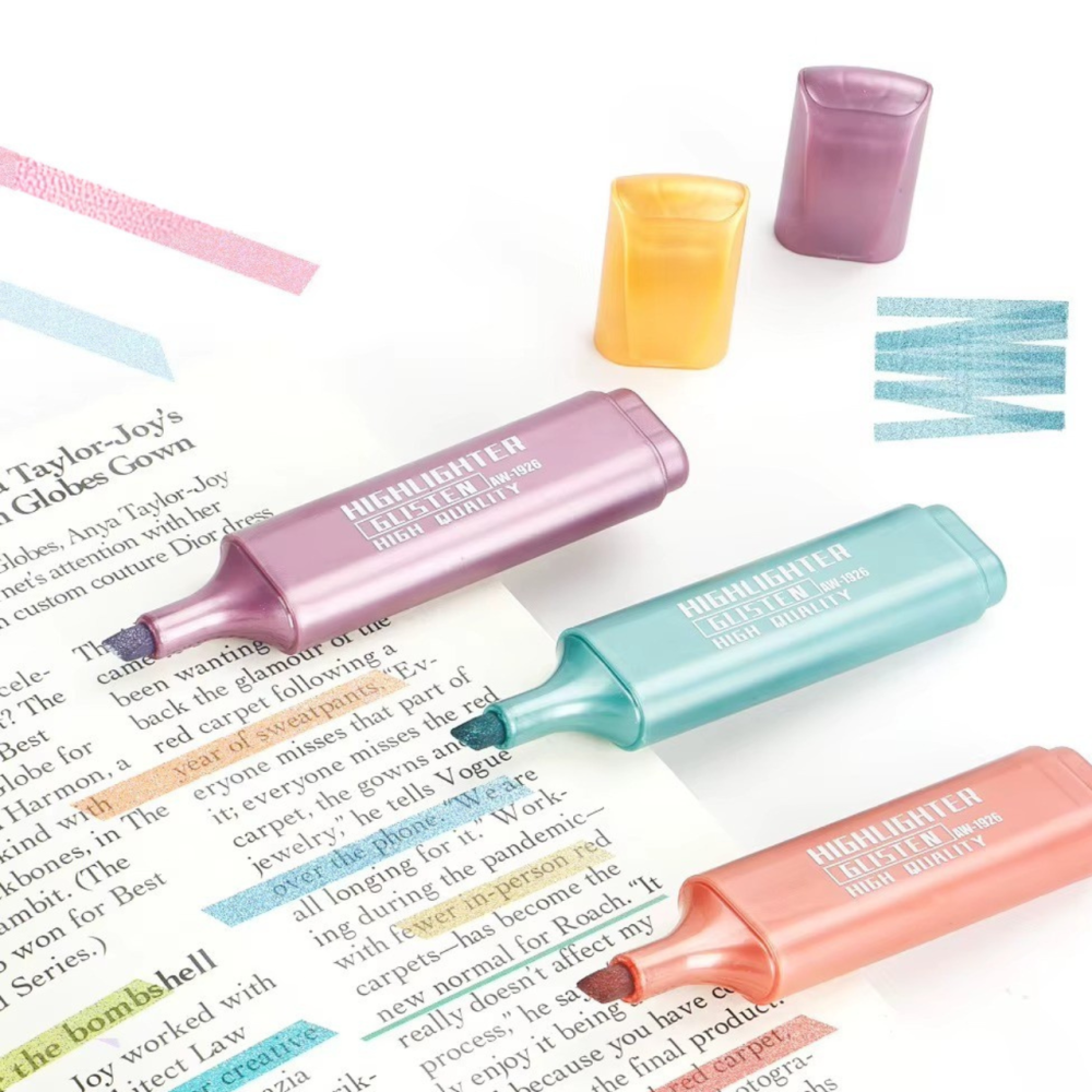 Маркери глітерні, набір 8 шт для малювання та творчості, металік, преміум-якість, флуоресцентні маркери з ефектом мерехтіння Кам'янець-Подільський - фото 8