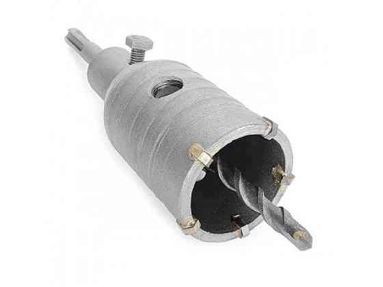 Комплект: свердла корончаті 46ммПерехідник SDS Plus 100мм SD-7046 ТМ INTERTOOL Київ