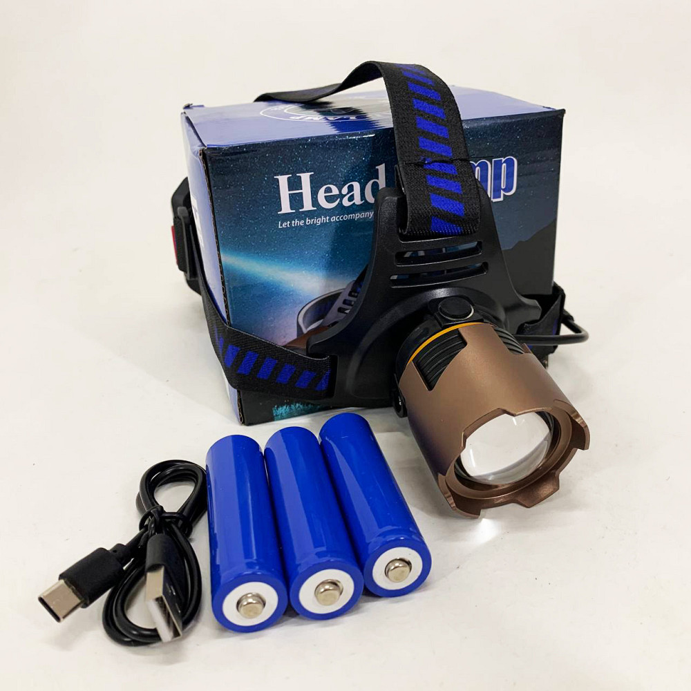 Фонарь налобный A49-TG 3x18650 ZS-40 Львов - изображение 8