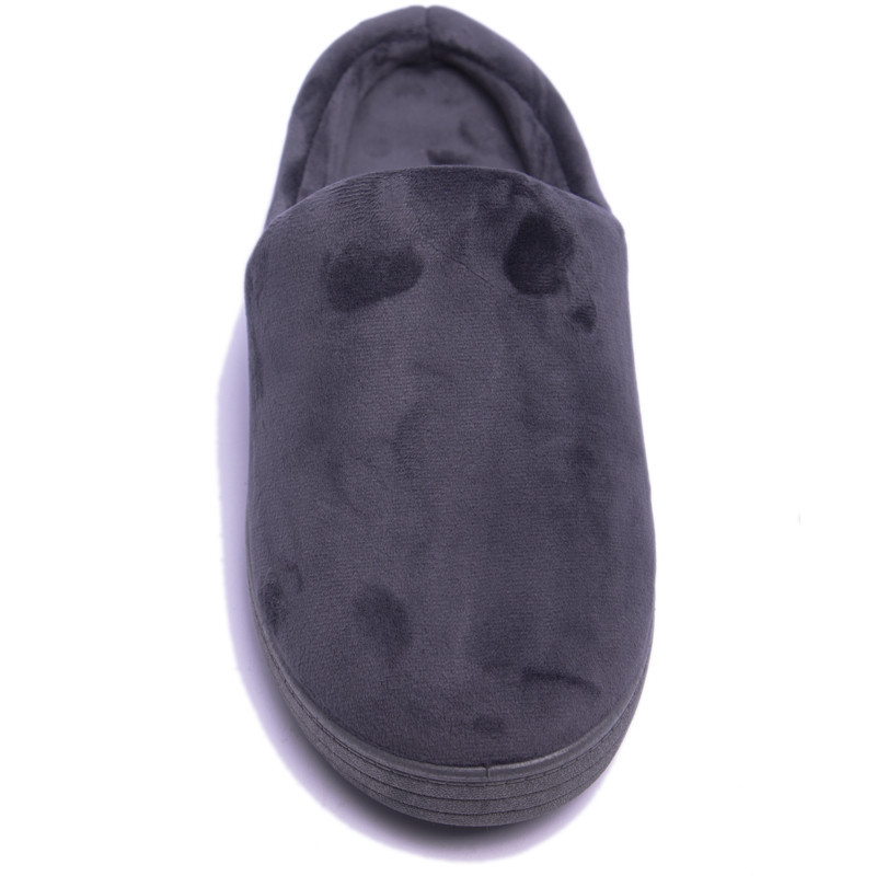 Домашні капці жіночі закриті, велюр, сірий, PaGo Одеса - фото 4