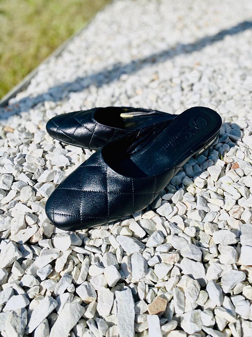 SANTINI Шльопанці жіночі SANTINI 826585-1 чорні (літо, шкіра натуральна) (4074) Коломыя - изображение 8