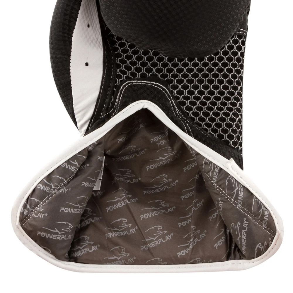 Боксерські рукавиці PowerPlay 3011 Evolutions Чорно-Білі карбон 16 унцій Кам'янське - фото 5