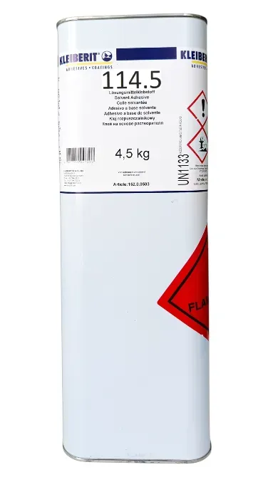 Контактный клей Kleiberit C114.5 на основе синтетического каучука, 4.5 кг Львов - изображение 1