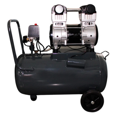 Компресор GTM 50л, 210л/хв, 1,8кВт, 8бар, 220В, 2 циліндри безмасляний (KCW1500-50L) Вінниця - фото 2