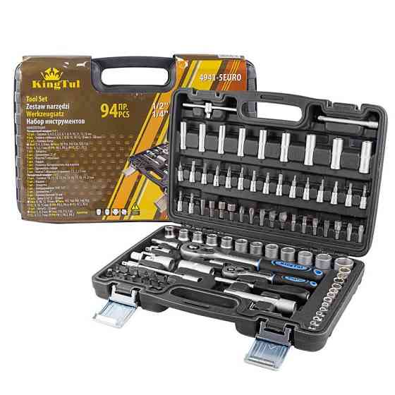 Набір інструментів 94пр. 1/2", 1/4" (6гр.) Одеса