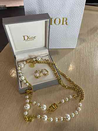Диор подвеска  с жемчугом и кулонами / Dior Одесса
