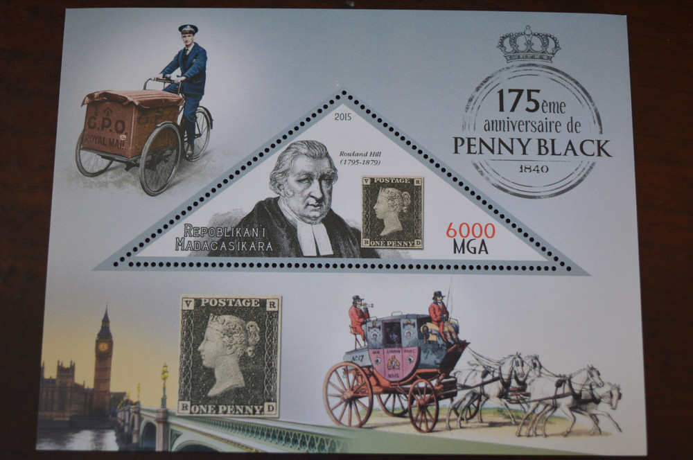 Мадагаскар. Транспорт. Личности. Блок. 2014 р. (А-34) Полтава - фото 1