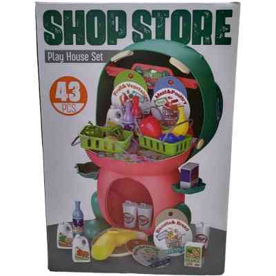 Игровой набор Otsixe Игрушка-сюрприз Dinosaur Supermarket Shopping/Динозавр Торговый Супермаркет (1368A1) Винница