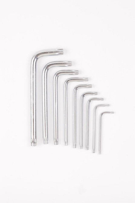 Набор ключей TORX Г-образных, 9пр.(Т10,15,20,25,27,30,40,45,50),в блистере P010K Одесса - изображение 4