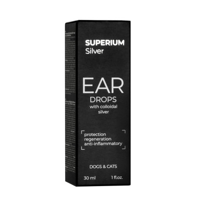 Капли для животных Superium Сильвер ушные с коллоидным серебром для кошек и собак 30 мл (9105) Винница - изображение 4