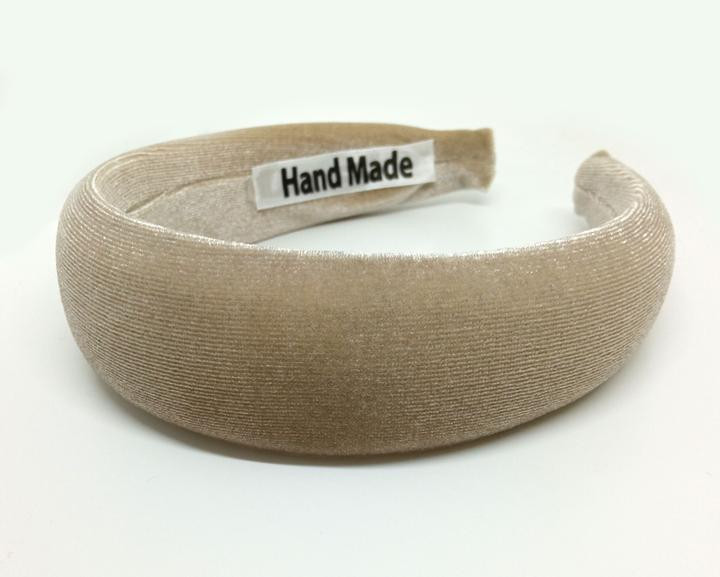 Обруч на голову бежевый объемный Киев - изображение 1