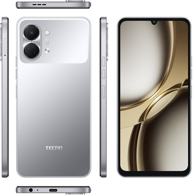 Смартфон Tecno Spark Go 3 (KN3) 4/64 GB Titanium Grey (4894947105289) ( 25610 ) Харків - фото 1