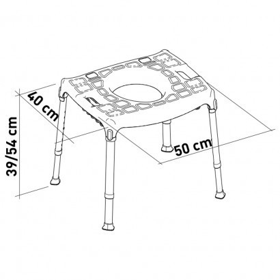 Стул-туалет 3 в 1 KING-CMD-00 Днепр - изображение 3