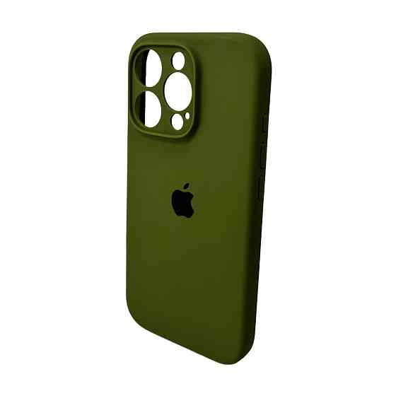 Чохол Silicone для iPhone 16 Pro Max, Армійський зелений Київ
