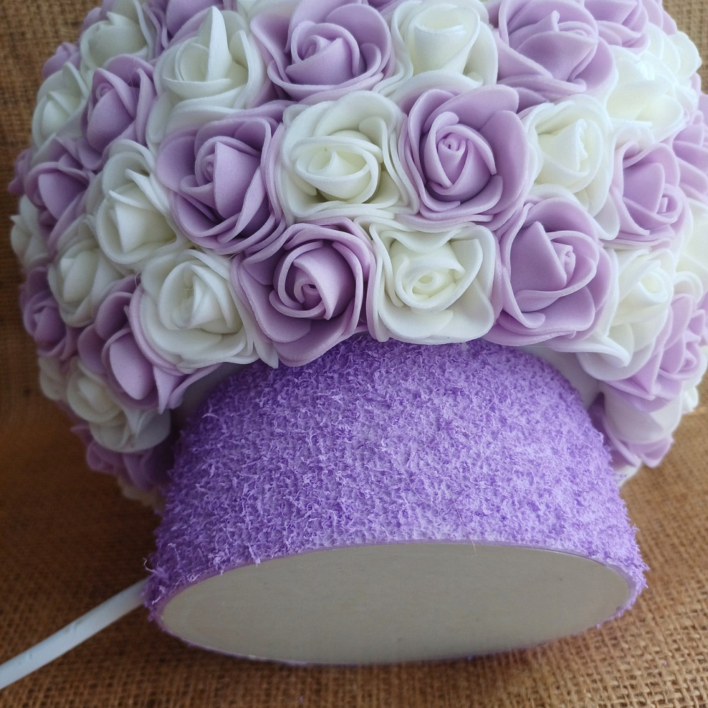 Світильник-нічник "Букет бузково-білих троянд" Дніпро - фото 4