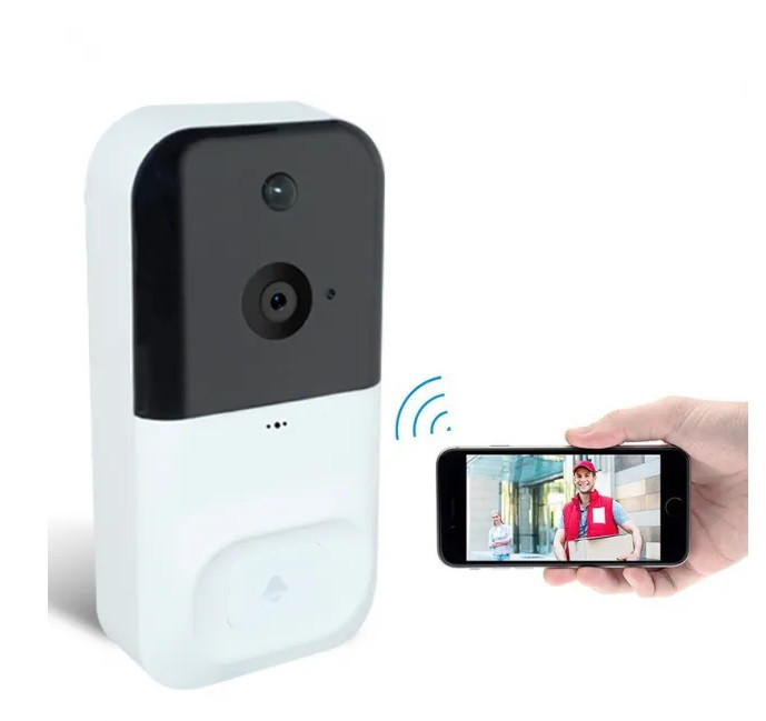 Домофон SMART DOORBELL wifi, беспроводной домофон, видеодомофон, камера наблюдения / 3*18650 / 3268 Днепр - изображение 1