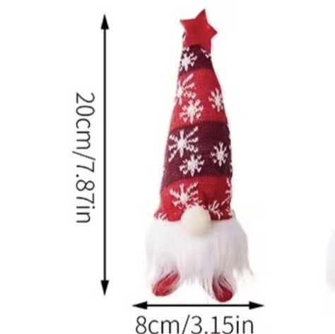 Маленький різдвяний гном з підсвіткою (20 см) Смела - изображение 2