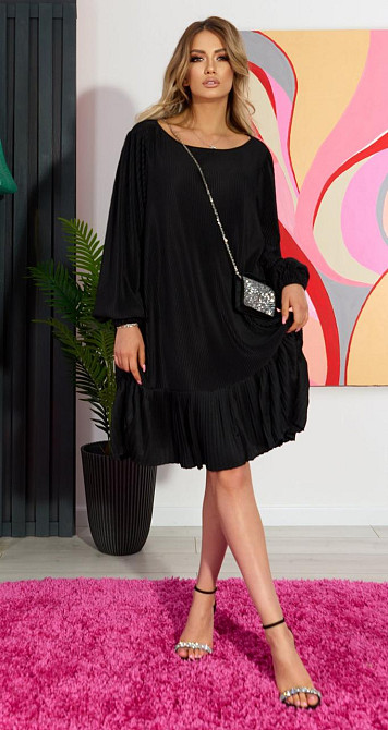 Чорне плаття плісе (42) Київ - фото 3