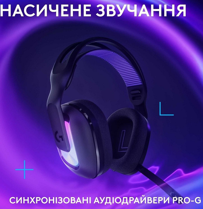 Ігрові навушники Logitech G522 Lightspeed Black Харків - фото 3
