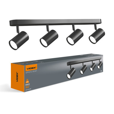 Світильник Videx під лампу 4xGU10 накладний поворотний (VL-SPF05B-WPB) Вінниця - фото 3