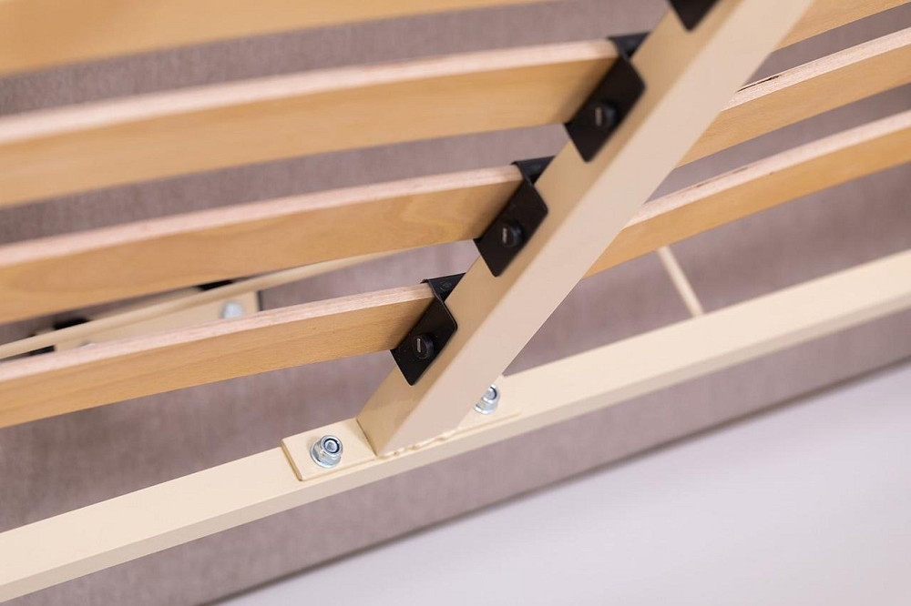 Кровать Cambridge Standart 120 х 200 см Кордрой 231 Бежевый Днепр - изображение 8