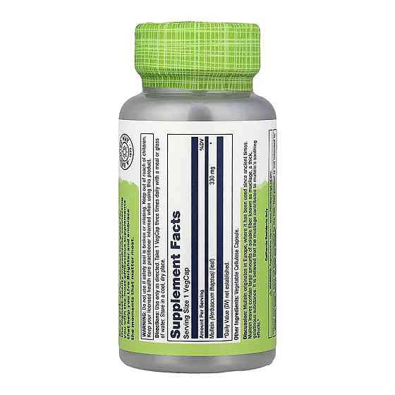 Экстракт коровяка Solaray Mullein Leaf 330mg 100 вег капс Киев