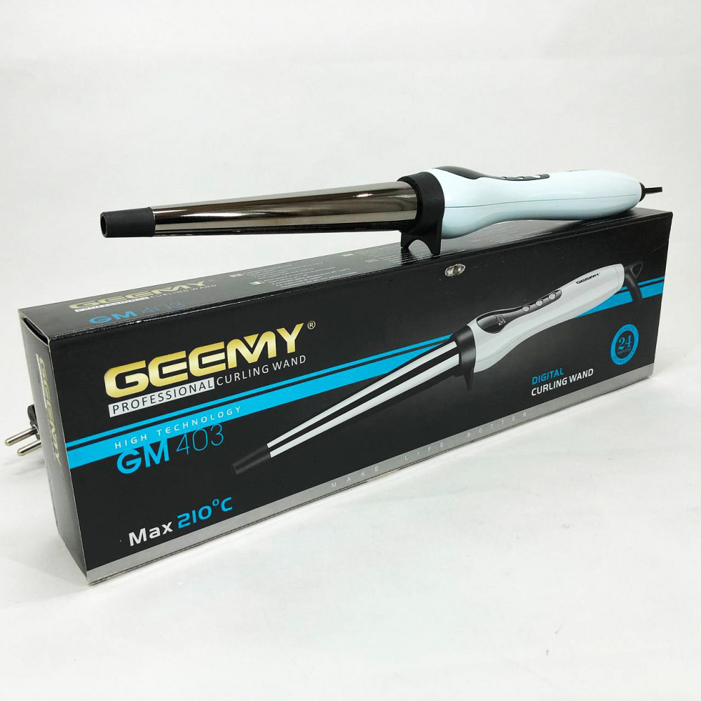 Плойка для укладання і вирівнювання волосся Gemei GM-403, Професійні щипці для завивки волосся KF-87 Івано-Франківськ - фото 10