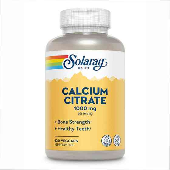 Цитрат кальцію Solaray Calcium Citrate 1000mg - 120 vcaps Київ