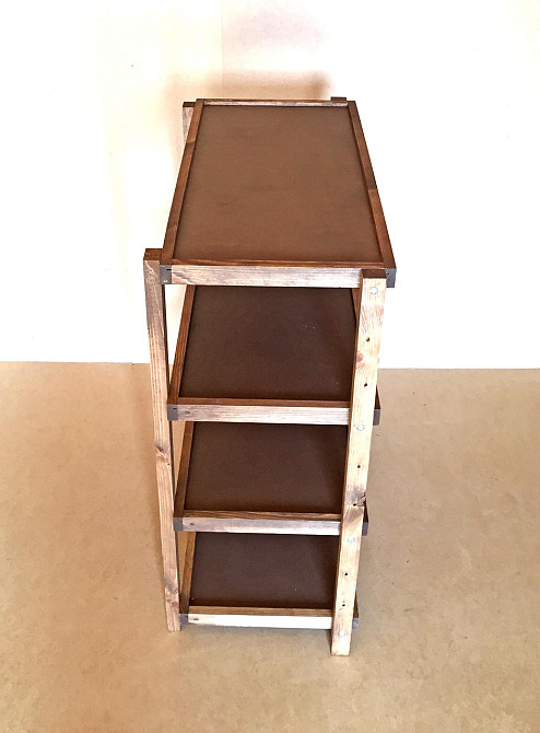 Етажерка розбірна "Честер" 4 полиці 40х80х100 капучино Миколаїв - фото 3