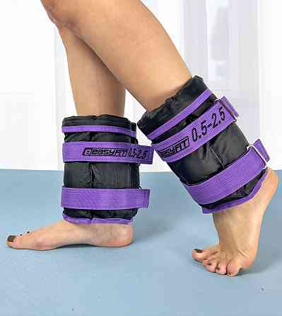 EasyFit Обтяжувачі для ніг та рук EasyFit набірні чорно-фіолетові 0,5-2,5 кг (пара) Коломия