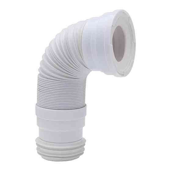 Гофра для унітаза армована Ø110 мм 260-650 мм Push-Fit WIRQUIN (9555300) Київ