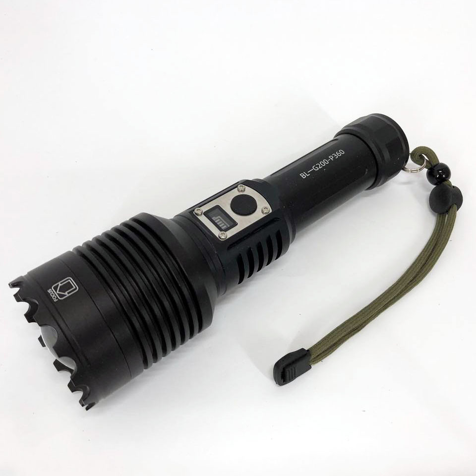 Потужний світлодіодний ліхтар Bailong, Тактичний ручний ліхтар для зсу, Тактичні ліхтарі акумуляторні AF-59 Львів - фото 1