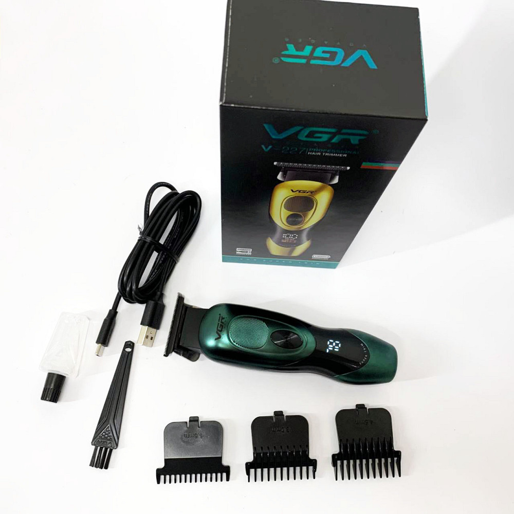Машинка-тример для стрижки бездротова VGR V-227, Електрична машинка для стрижки потужна DG-64 Львів - фото 4
