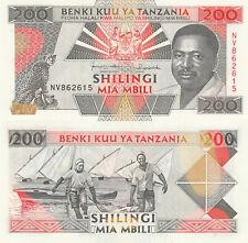 Танзанія/Tanzania 200 Shilingi (1993) Pick 25a UNC Полтава - фото 1