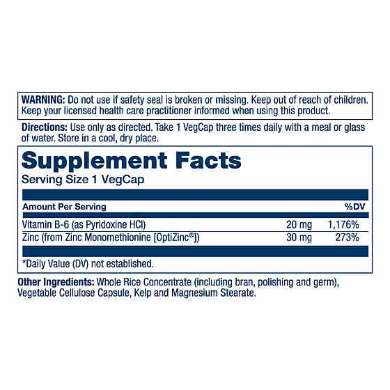 Оптицинк Solaray Opti Zinc 30mg 60 раст капс Киев