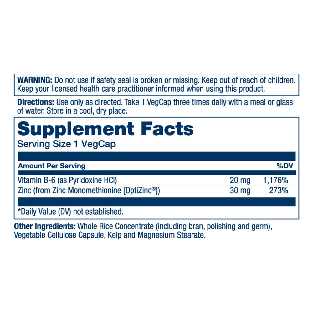 Оптицинк Solaray Opti Zinc 30mg 60 раст капс Киев - изображение 4