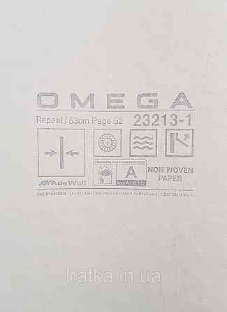 Шпалери вінілові на флізеліні AdaWall Omega1.06х10 під шкіру структурні щільні білі 23213-1 Київ