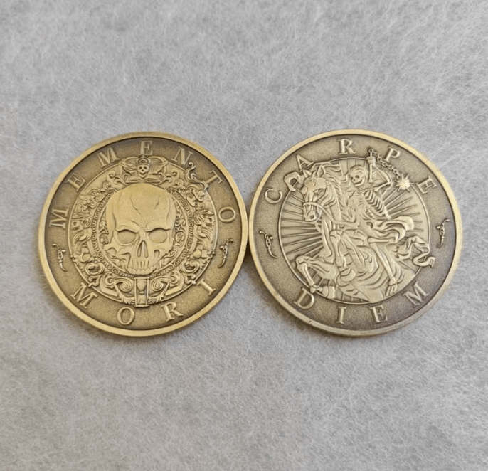Монета Memento Mori, металл, памятная сувенирная 27.6 г, 40 мм Киев - изображение 3