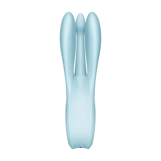 Клиторальный вибратор Satisfyer Threesome 1 Light Blue с тремя гибкими пальчиками Львов