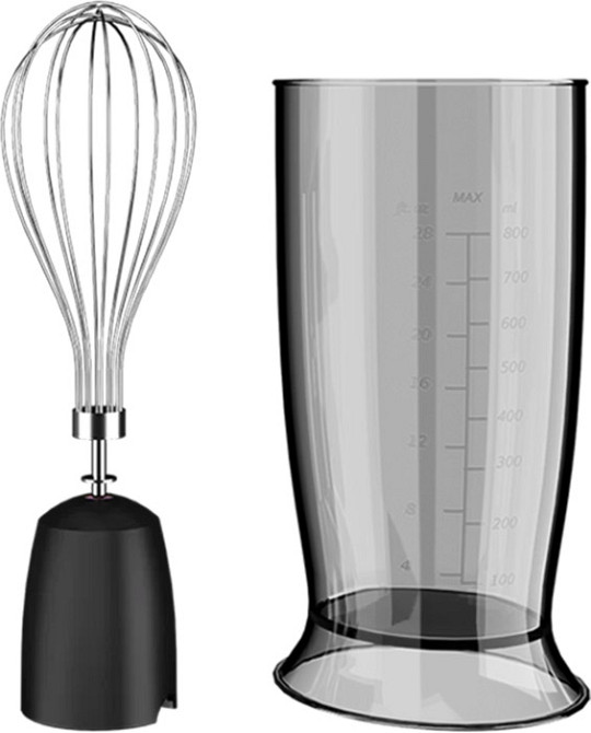 Блендер AIWA ABL-1500 PLUS Kenkiri ручний/ 1500Вт/ 40 швидк./ TURBO/ чаша для змішування 800мл/ чорн Винница - изображение 3