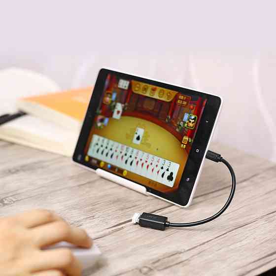 Micro USB OTG кабель-адаптер Ugreen US133 (Чорний, 12см) Николаев