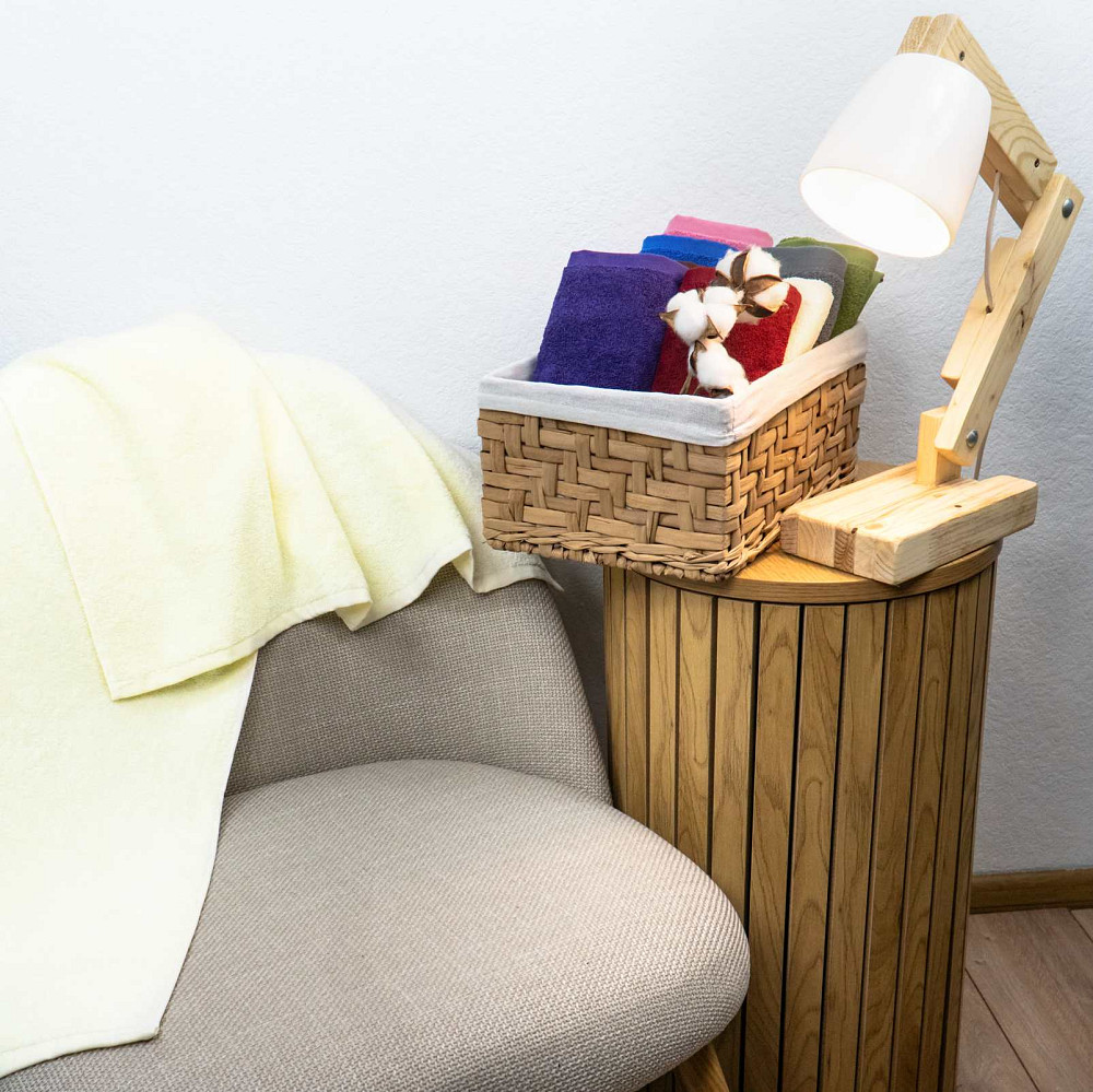 Махровое полотенце GM Textile 70х140см 400г/м2 (Молочный) Сумы - изображение 3