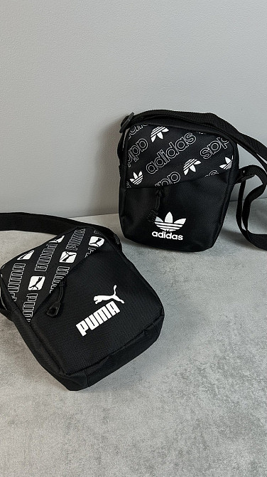 Барстека Nike, Чоловіча сумка через плече, Текстова барсетка на три відділення, Брендаова сумкаMasterSem Київ - фото 5