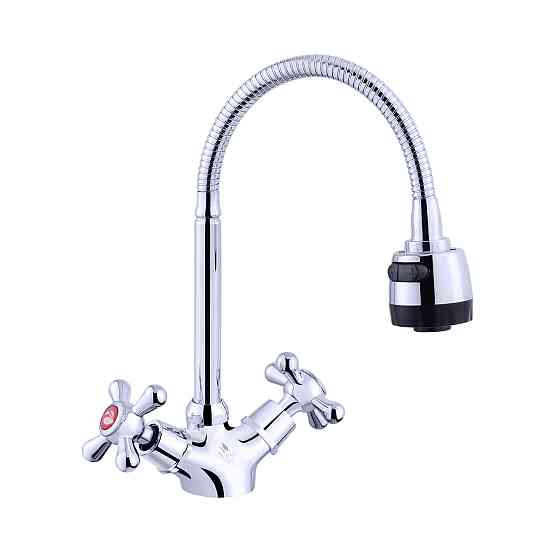 Змішувач для кухні з гнучким виливом Agua Toledo - C039 Київ