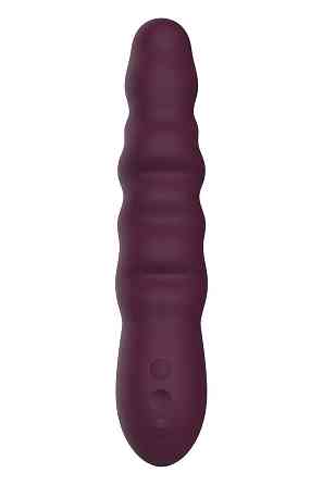 Вибратор классический рельефный Dream Toys ESSENTIALS Ripped Power Vibe, фиолетовый Sex Aura Киев