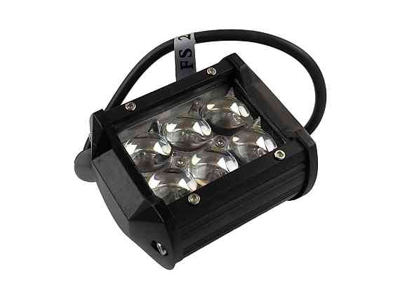 Фара далекого світла з лінзою 5D (6 led, додаткова з кріпленням, прямокутна) світлодіодна Мукачево