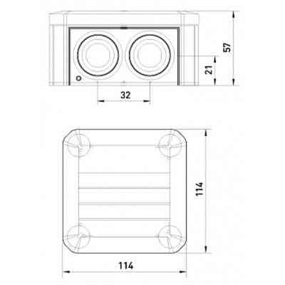 Розподільча коробка OBO OBO Т60 (00524) Вінниця