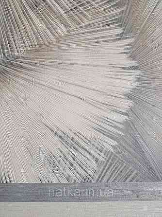 Обои виниловые на флизелиновой основе Rasch Incanto 1.06х10 абстракция фейерверк серые золото с серебром 3д Киев