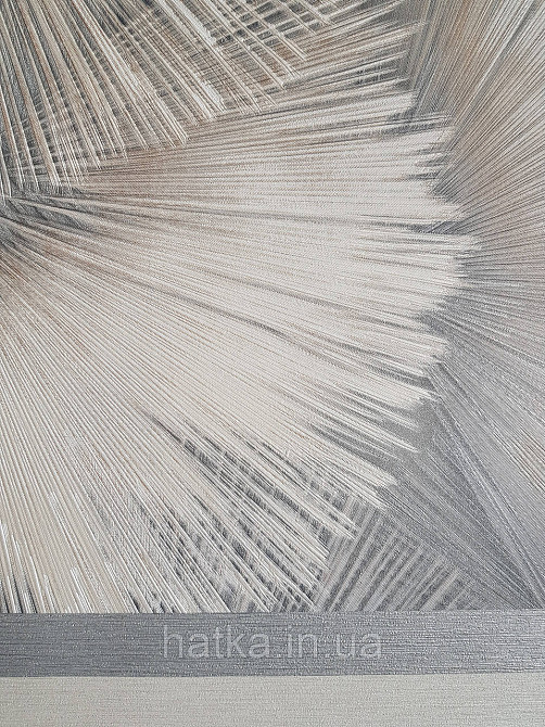 Обои виниловые на флизелиновой основе Rasch Incanto 1.06х10 абстракция фейерверк серые золото с серебром 3д Киев - изображение 4